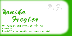 monika freyler business card